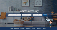 Desktop Screenshot of homesinquezoncity.com